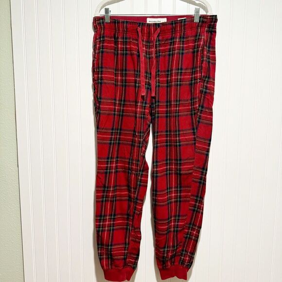 Abercrombie & Fitch Other - Abercrombie Fitch Red Plaid Flannel Pajama Pants Size Large